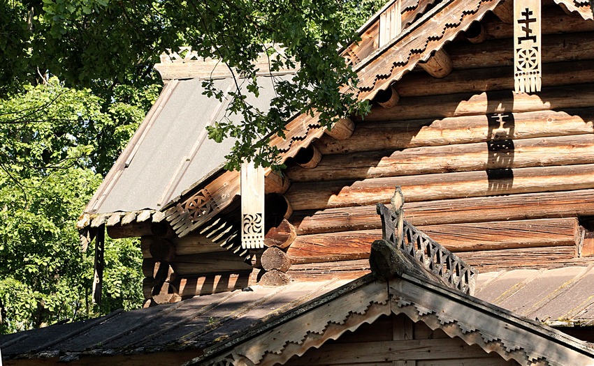 Великий Новгород, Витославлицы, деревянное зодчество