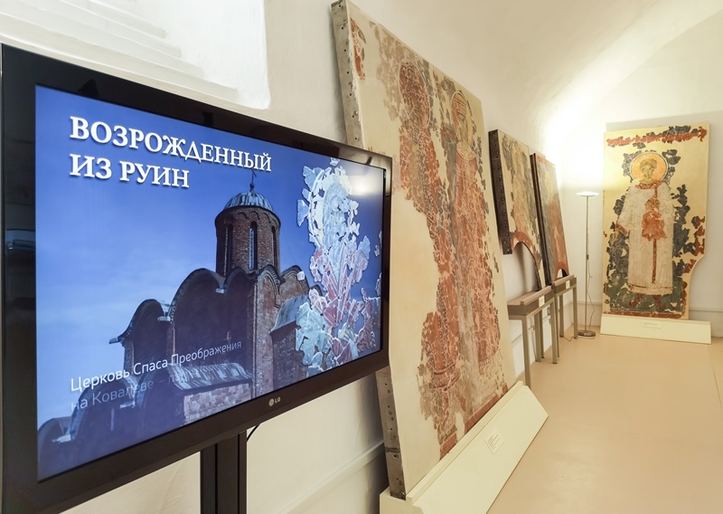 Новгородский музей, мастерская Грековых, фрески