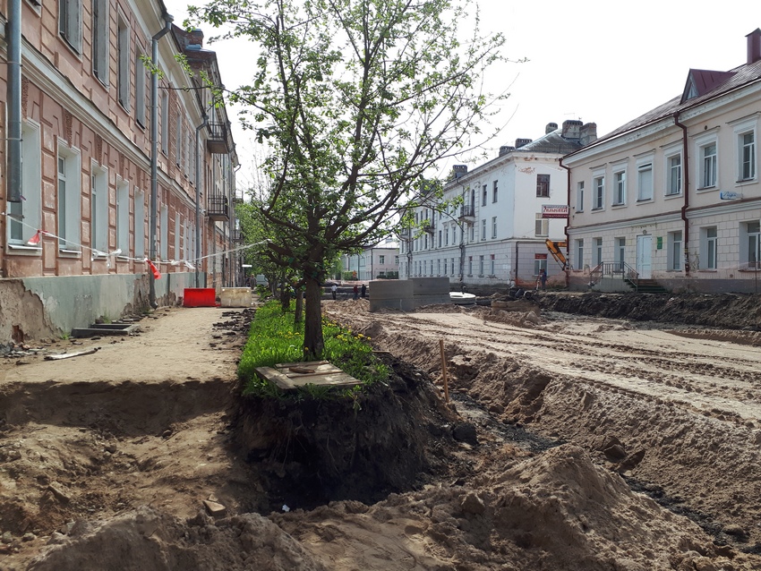 Великий Новгород, Ильина улица, реконструкция