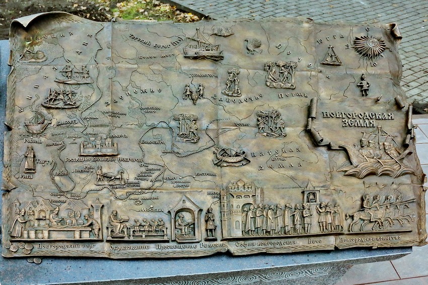 Великий Новгород, арт-объект, карта