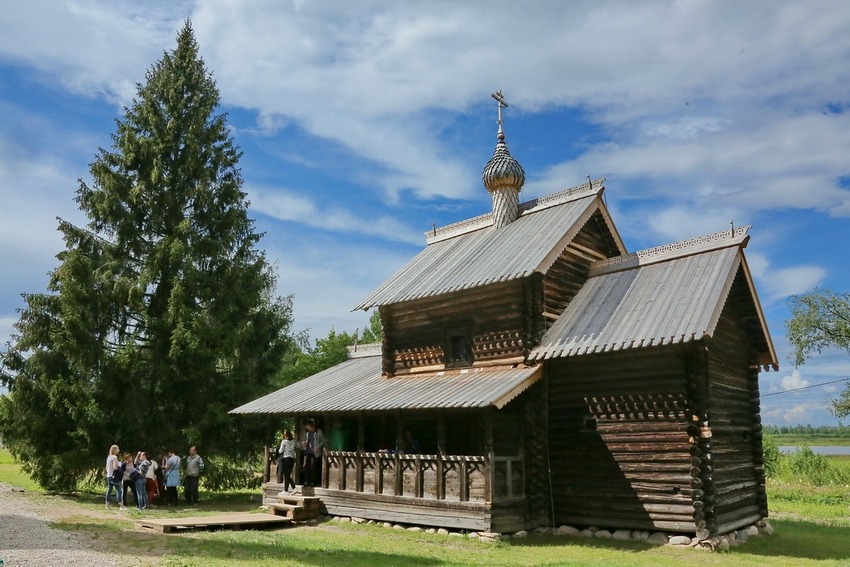 Церковь Успения Богородицы из села Никулино Любытинского района