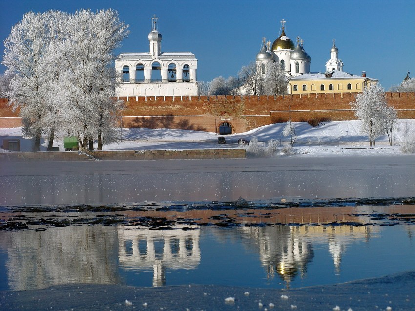 зима, Великий Новгород