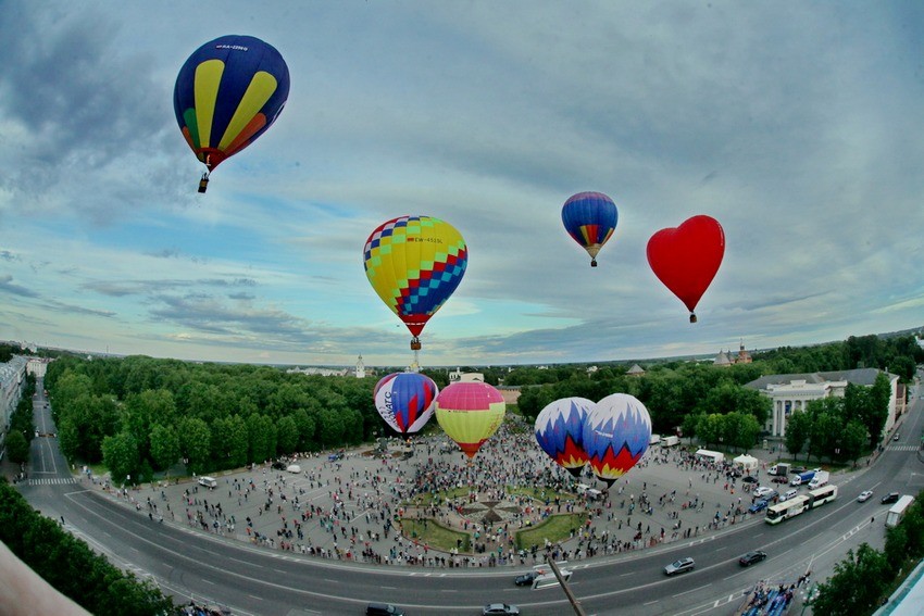 Великий Новгород, фестиваль воздухоплавания